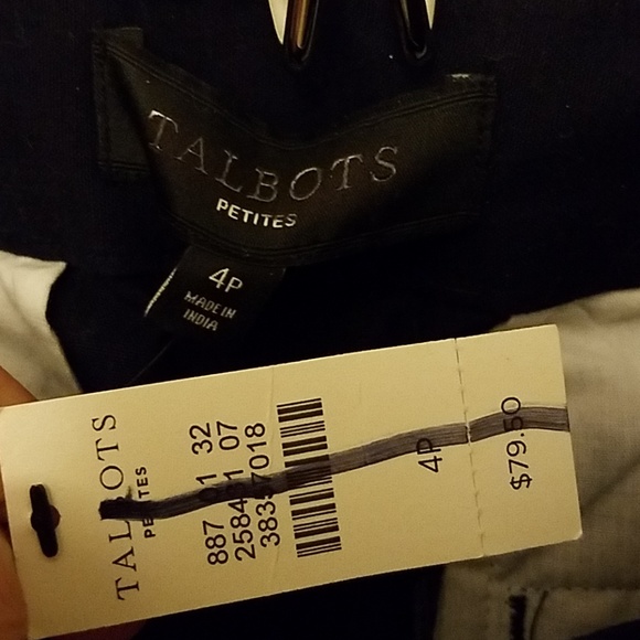 Talbots navy slacks petite - Picture 3 of 4